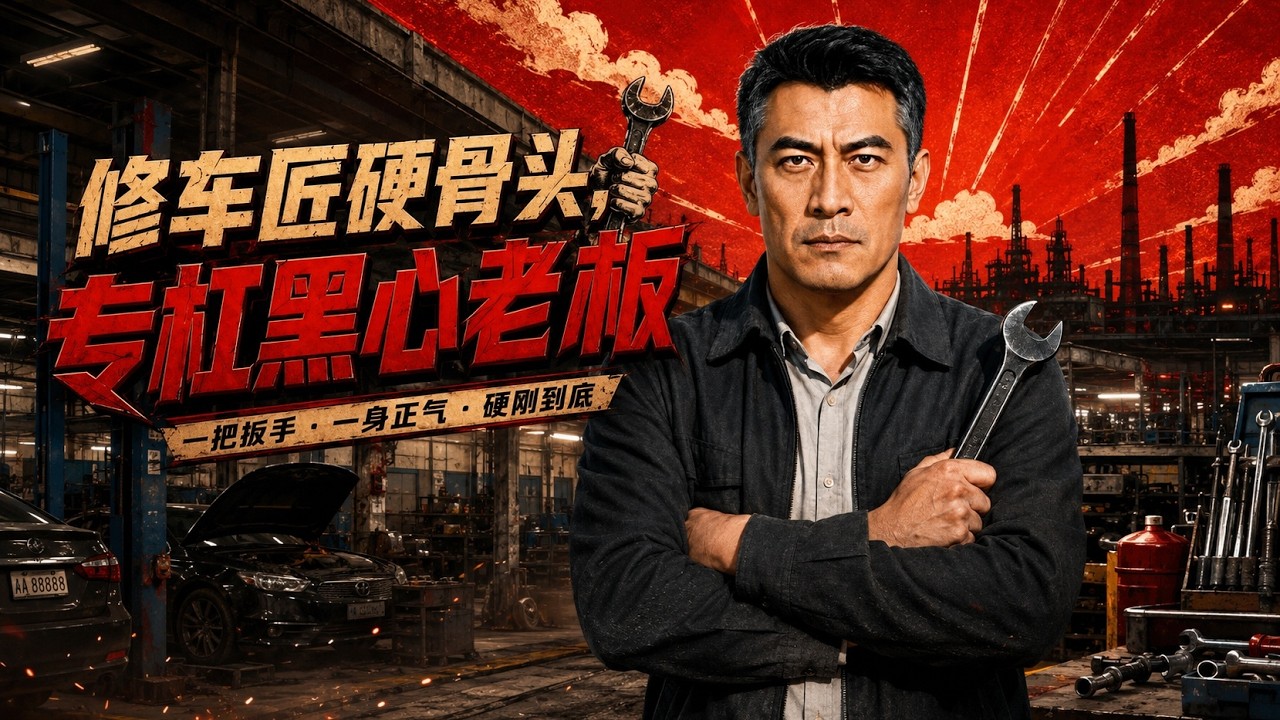 【高清全集】《修车匠硬骨头，专杠黑心老板》 #逆袭 #爱情 #甜宠 #反转 #热门短剧 #drama #爽剧 #電影 #精彩影视 #AI短剧