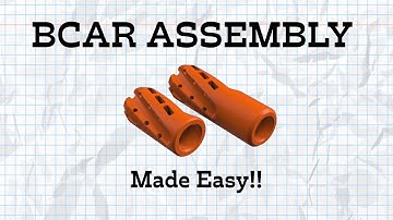Printed BCAR Assembly!! #bcar #frontlinefoam #nerfblasters #accuracy #flf #3dprinting #assembly