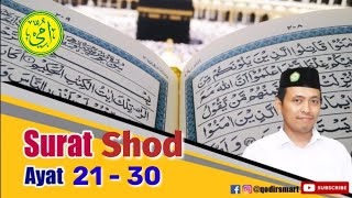 SURAT SHOD AYAT 21-30 TARTIL METODE UMMI | MUROTTAL JUZ 23 | BELAJAR AL-QUR'AN MUDAH