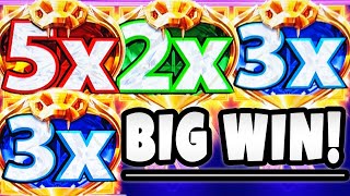 SUPER BIG WIN! All Multipliers Line Up in Cobra Hearts slot by Konami at Club Fortune in Las Vegas!