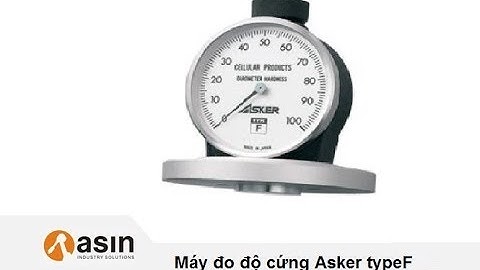 Đồng hồ đo độ cứng vật liệu mềm Asker durometer type F