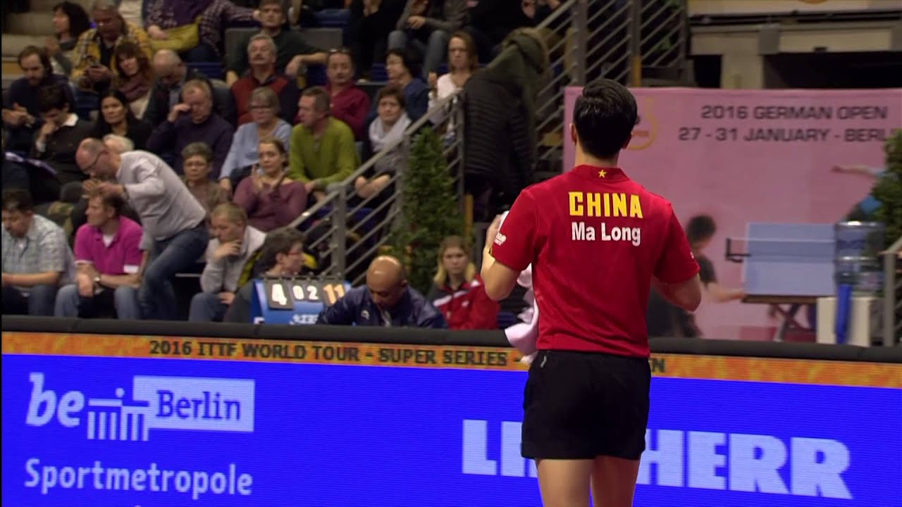 2016 German Open MS-QF Ma Long - Kaii Yoshida (full match|short form in HD)