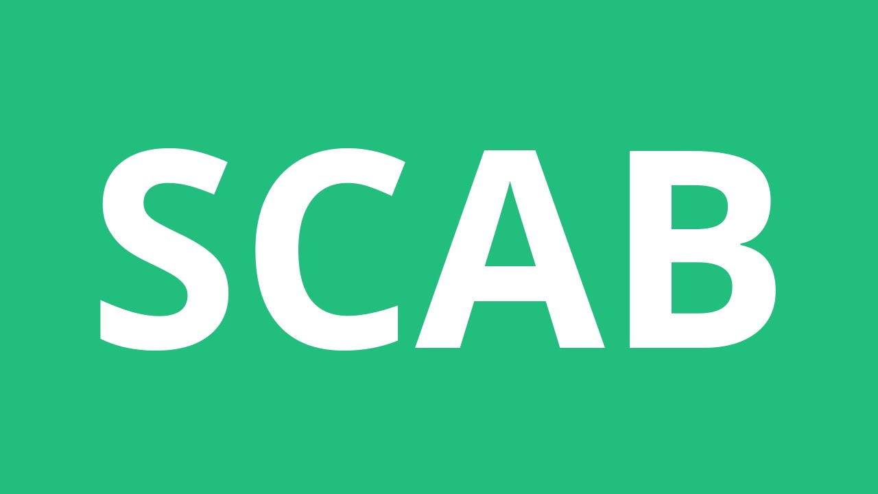 How To Pronounce Scab Pronunciation Academy YouTube