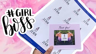 HOW TO MAKE BUSINESS LABELS &amp; THANK YOU CARDS!!!