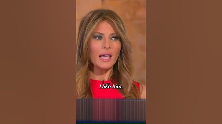 Melania Trump Shares the Story of Meeting Donald #melaniatrump #trump
