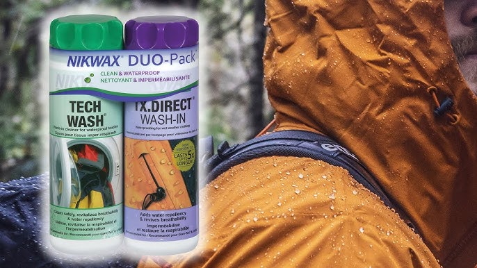 Softshell Clothing Cleaner & Waterproofing - Tech Wash® & Softshell  Proof®-Nikwax Duo Pack