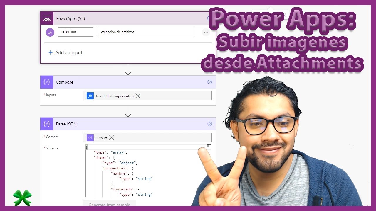 Power apps usar el control attachments fuera de una forma parte 2