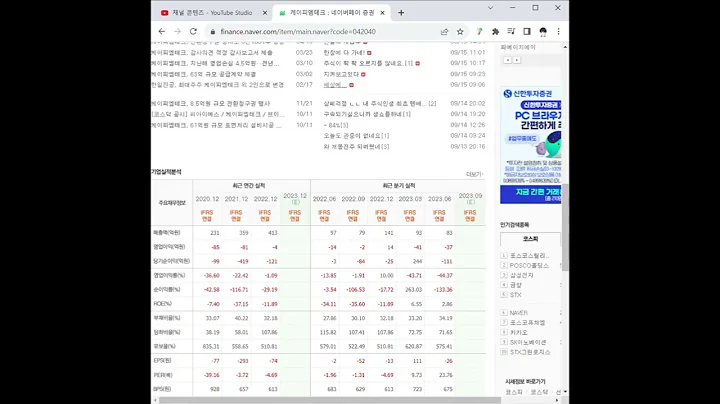 042040케이피엠테크 주가 전망 및 차트 분석