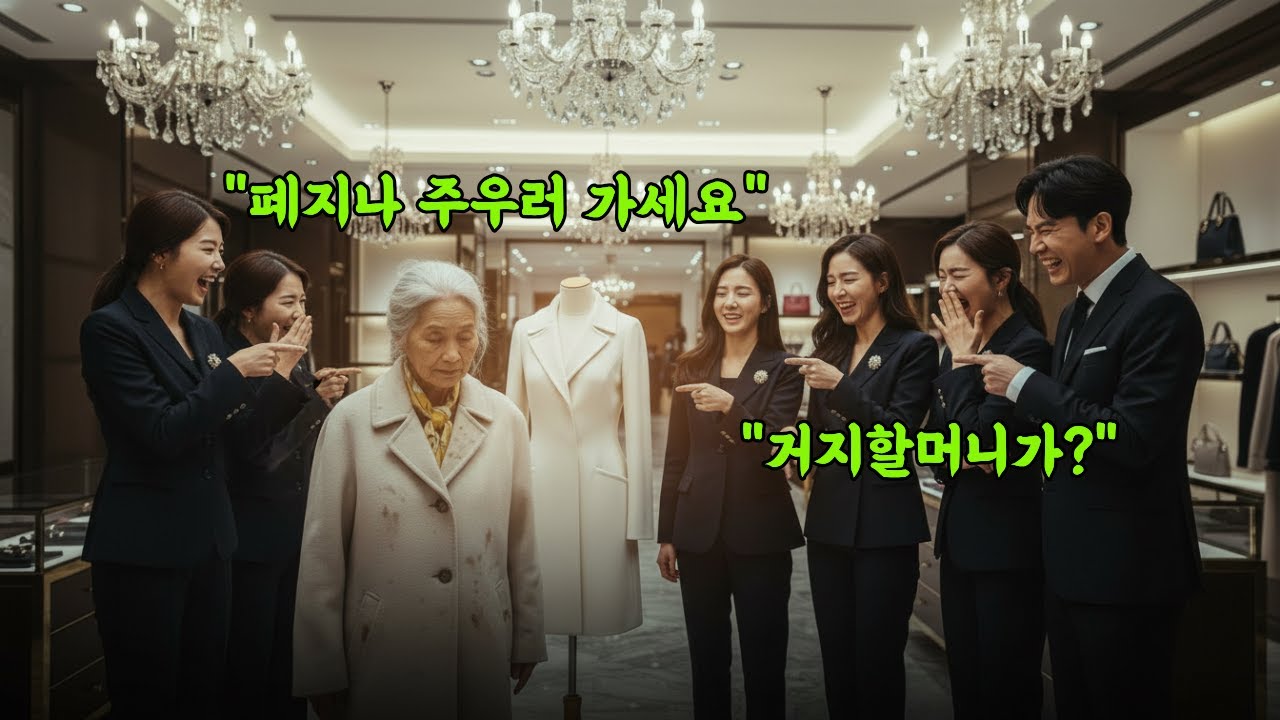 폐지 할머니 무시하던 매장, 회장님의 