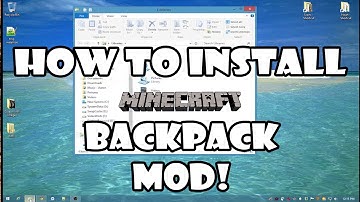 How to install the Minecraft Backpack Mod 1.7.10!
