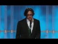 Johnny Depp presents &#39;&#39; Hugo &#39;&#39; - Golden Globes 2012 HQ