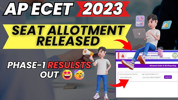 "APECET 2023: Phase 1 Seat Allotment Out Now - What