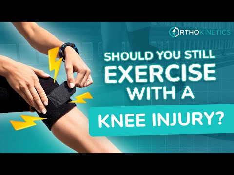 Video: Should you still exercise with a knee injury?