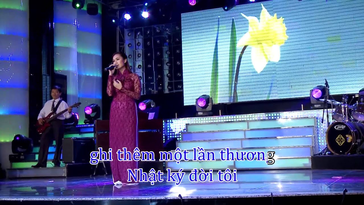 [HD] KARAOKE Giáng Tiên NHẬT KÝ ĐỜI TÔI YouTube