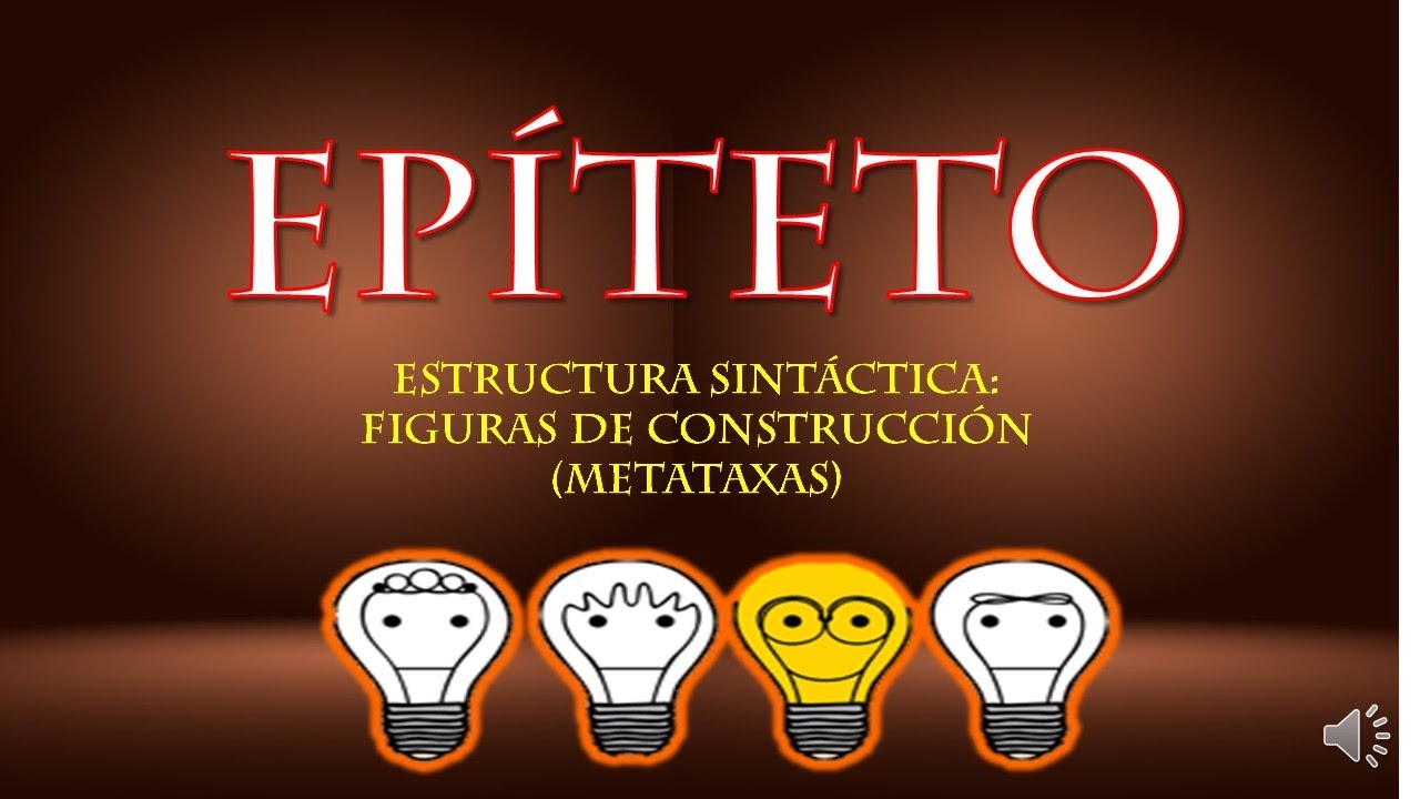 EPÍTETO (poesía). Figura de construcción. - YouTube