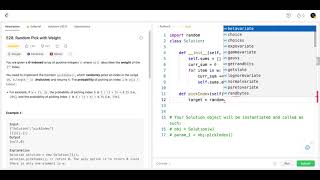 Leetcode 528 - Facebook Interview Question