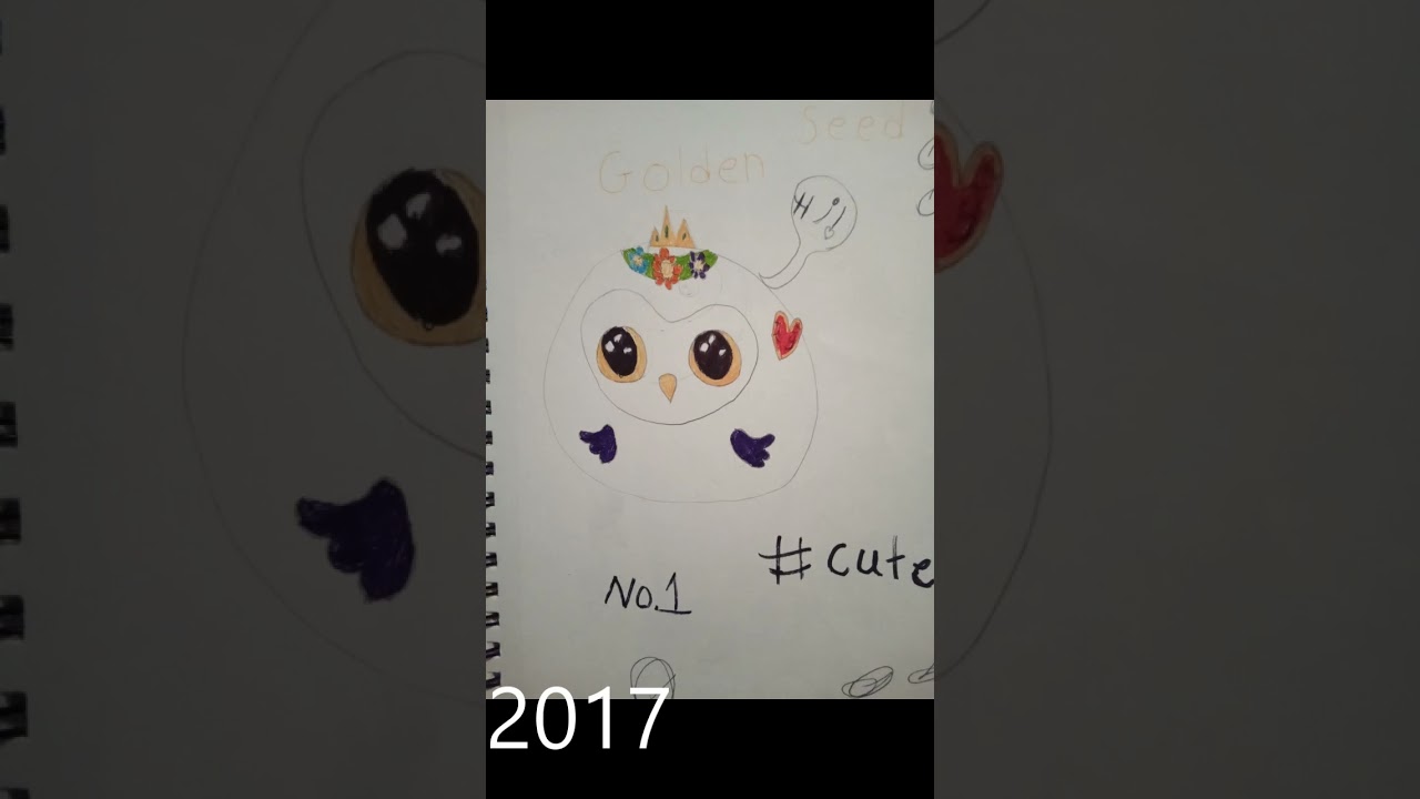 my art journey meme 2013-2023 