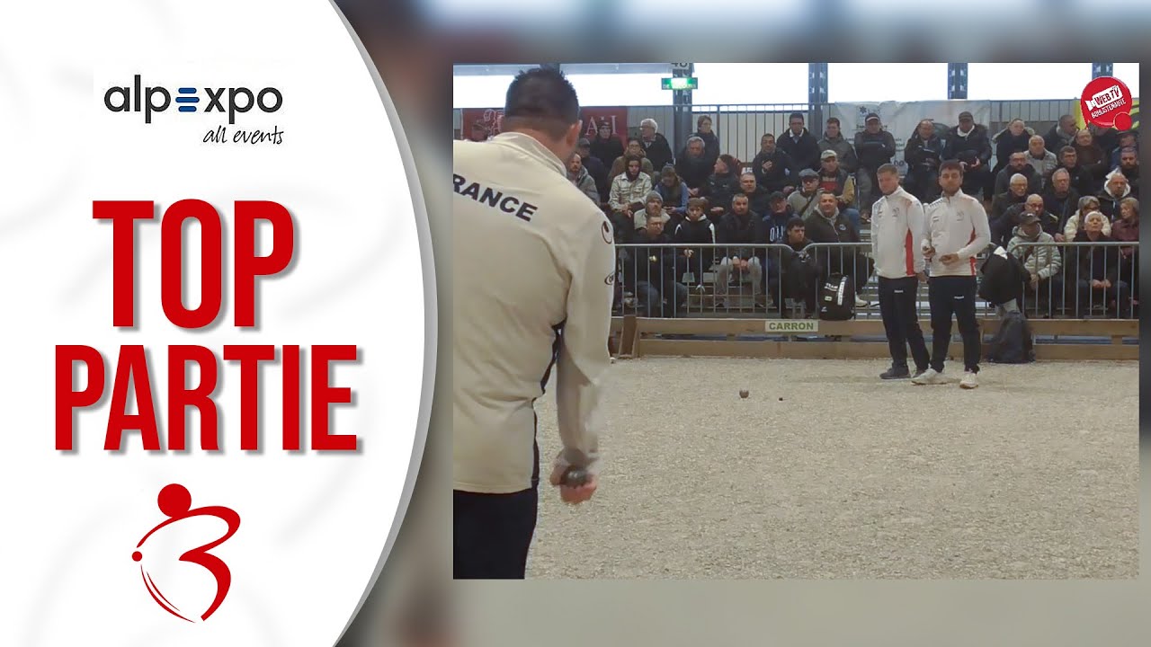 Miniature : Top partie 👍 8e FRANCE vs MALATESTA : Mini WebTV Supranational à pétanque Grenoble 2023