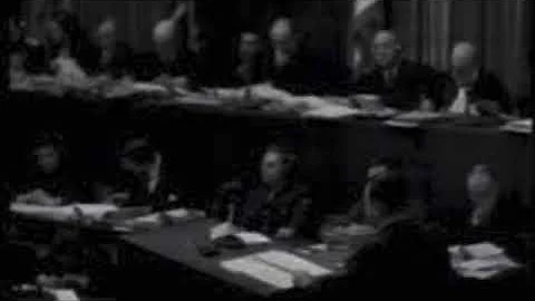 Nuremberg Trial Day 38 (1946) Herzog/Gerthoffe... ...