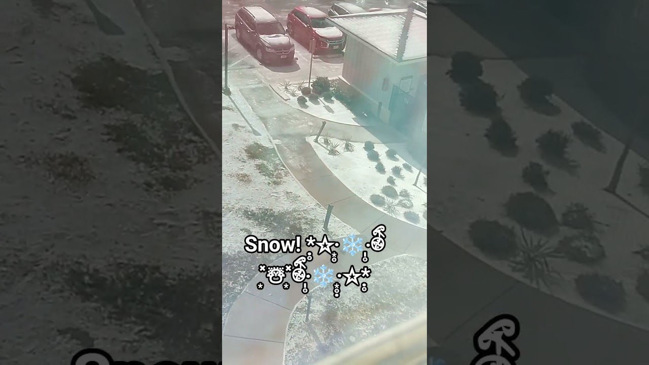 Does it snow at your place? 