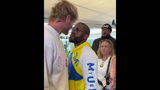 Mayweather Vs Logan Paul ( Face OFF )