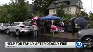 Help needed for family after deadly fire in Hartford