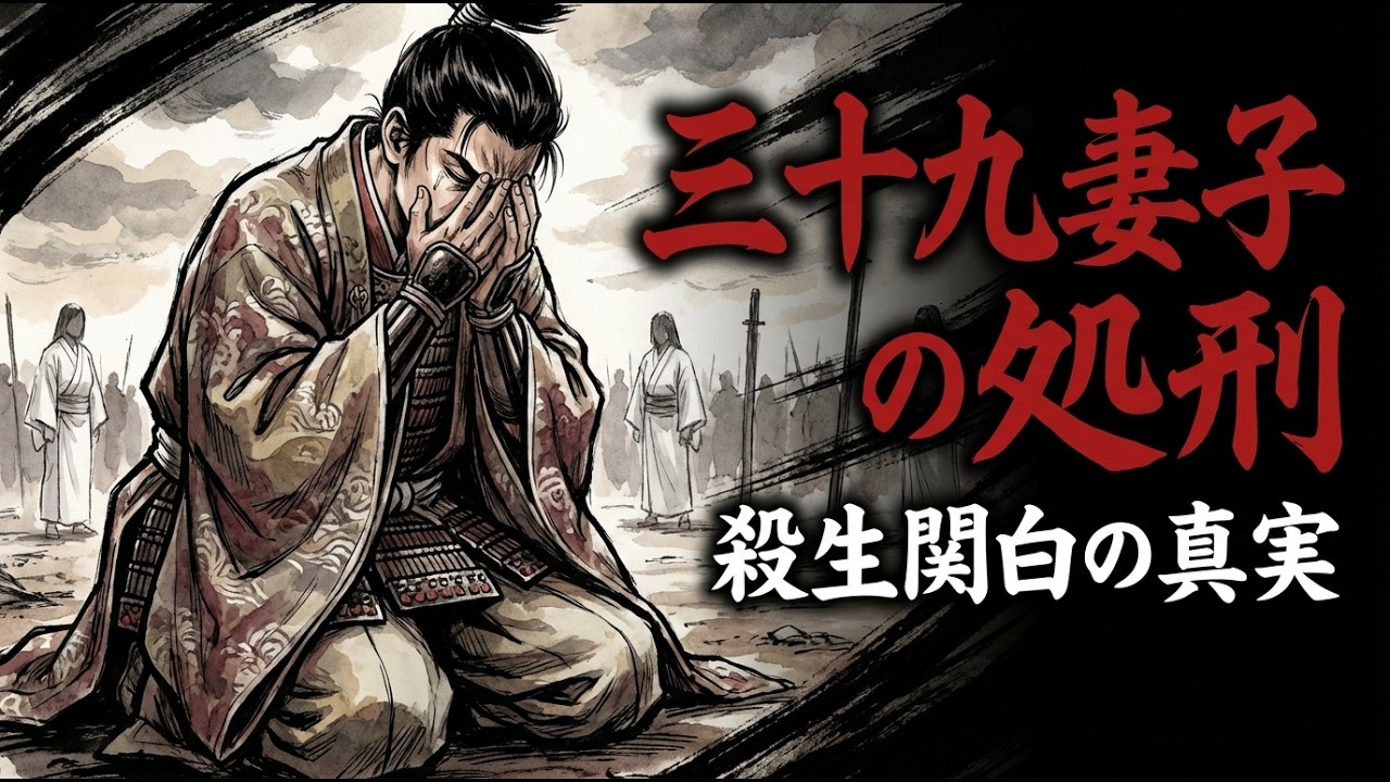 豊臣秀次｜切腹させられた関白の妻子39人処刑の真実 #豊臣秀次 #豊臣秀吉 #三条河原 #駒姫 #戦国時代 #日本史