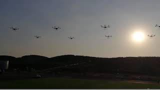 Keweitai industrial drones formation
