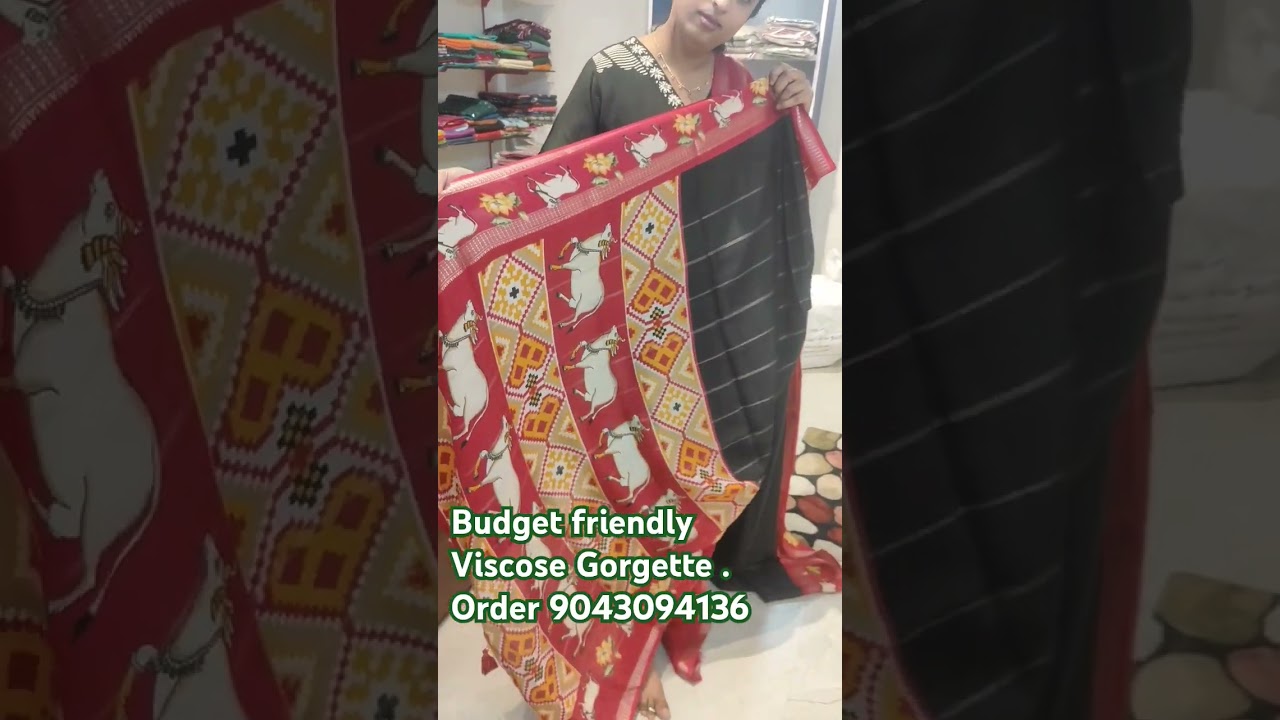 Budget Friendly Viscose Georgette Sarees 