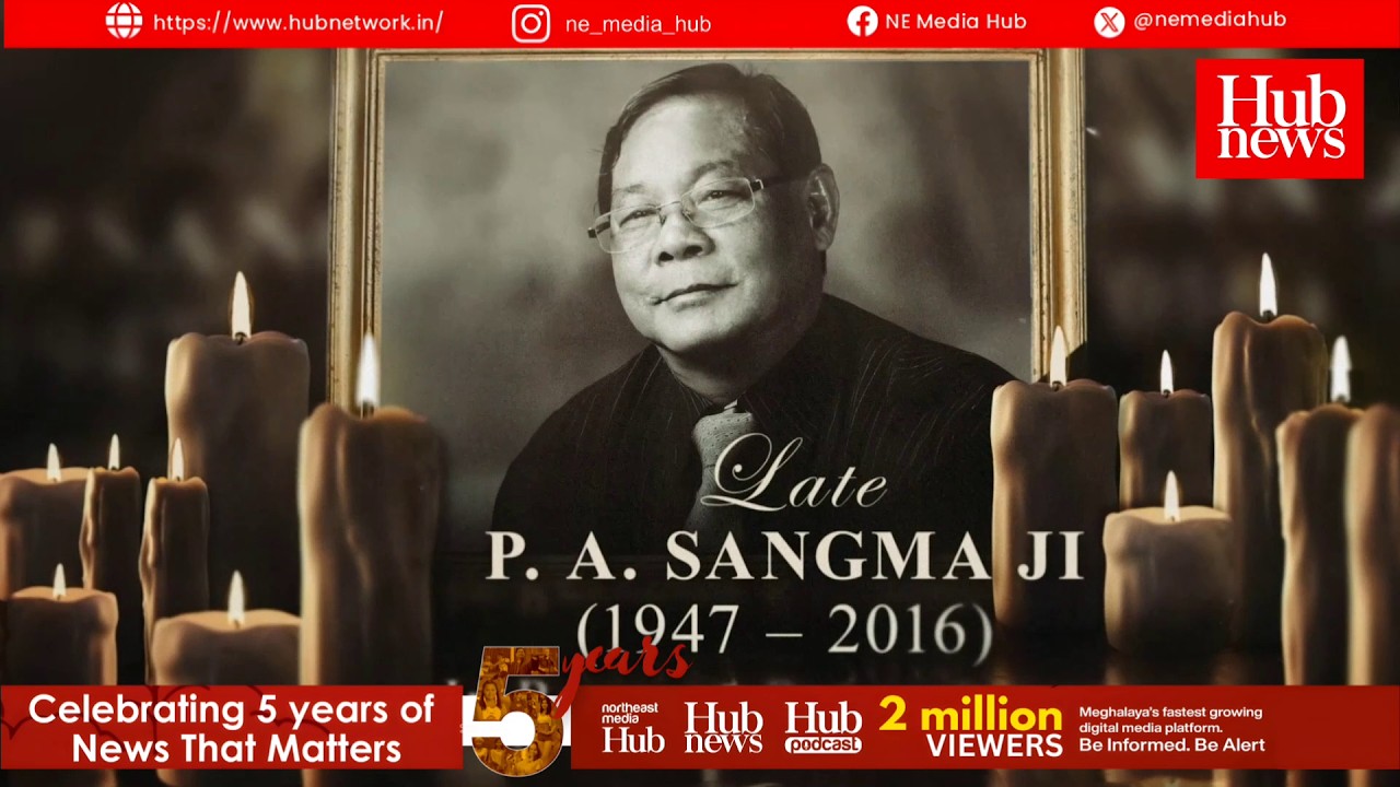 Tribute to (L) Purno A Sangma on his 10th death anniversary