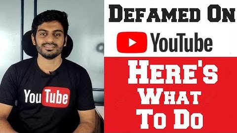 Defamed On YouTube , Here