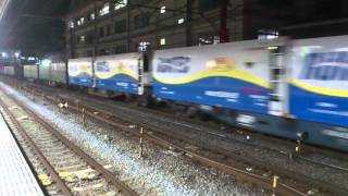 2016.1.10 貨物 EF210-128牽引 1050レ  大船駅  空コキあり