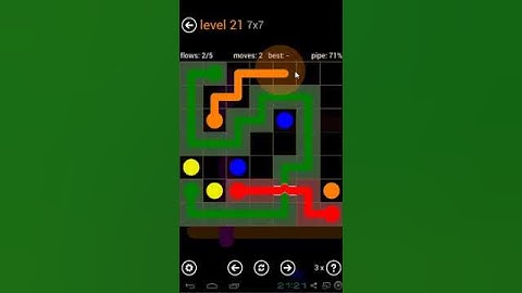 Flow Free - Bridges Pack 7 x 7 Level 21