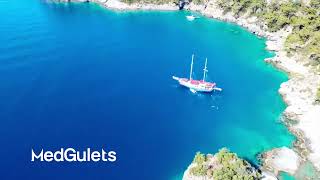 PRONTO BLUE Turkey Gulet Charter / 26m (85ft) - 9 guests - 4 cabins - 3 crew -2020 renewal