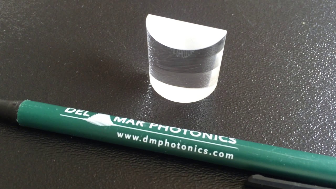 Hemi cylindrical prism for surface plasmon resonance SPR setup - sales@dmphotonics.com