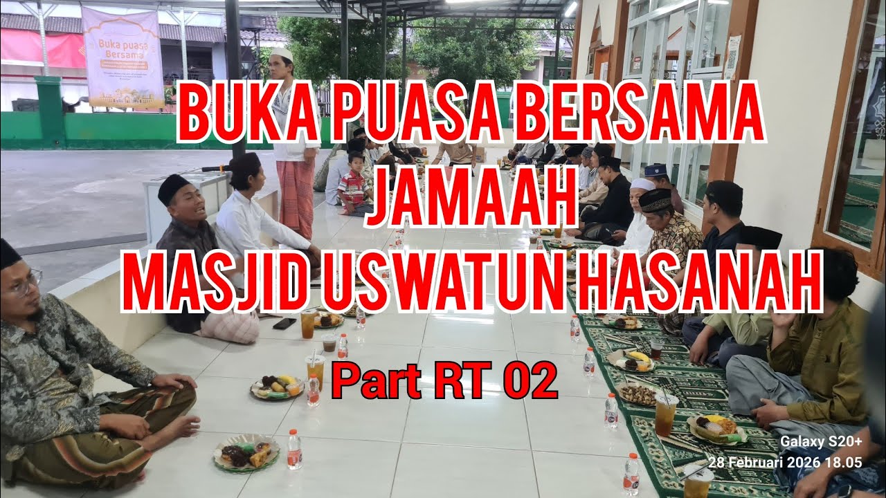 Buka Puasa Bersama Masjid Uswatun Hasanah Part 2