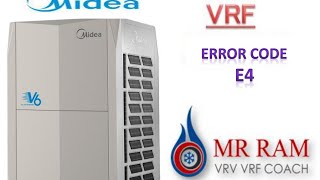 MIDEA VRF ERROR CODE E4