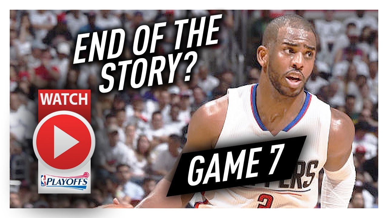 Chris Paul Full Game 7 Highlights vs Jazz 2017 Playoffs - 13 Pts, 9 Ast, Last Game as a Clipper?