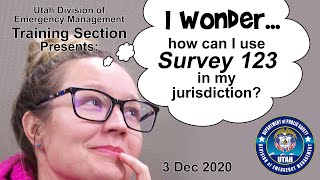 I Wonder How I Can Use Survey 123 In My Jurisdiction 3 Dec 2020