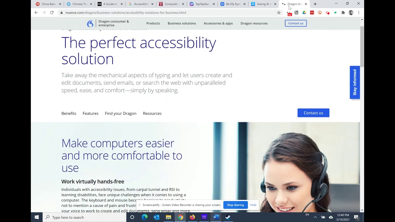 Mobile Apps for Users who are Blind or have Low Vision