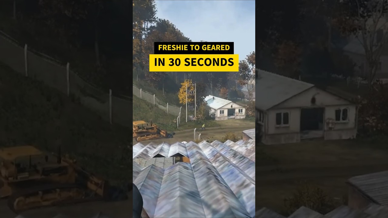 FRESHIE TO GEARED IN 30 SECONDS #dayz #dayzpvp #dayzsniper #dayzgamers #dayzclips