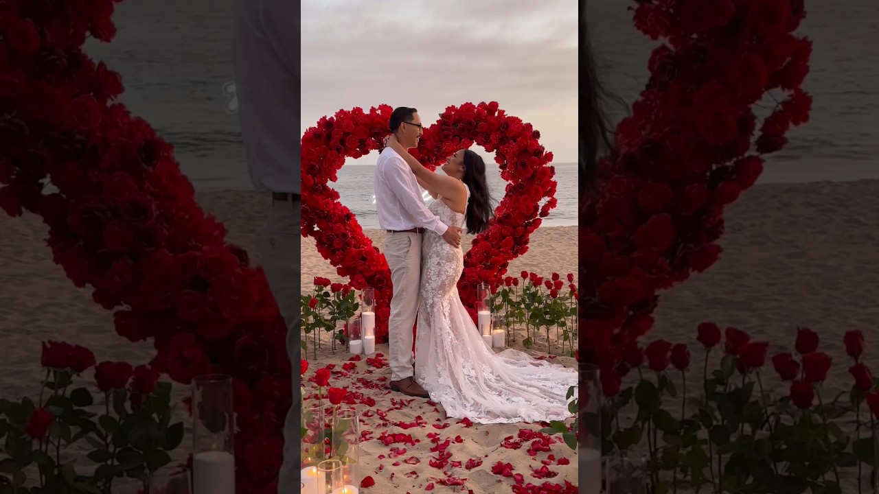 Dreamy beach elopement in Southern California! 💍