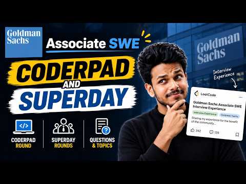 Goldman Sachs Associate SWE | CODERPAD AND SUPERDAY 