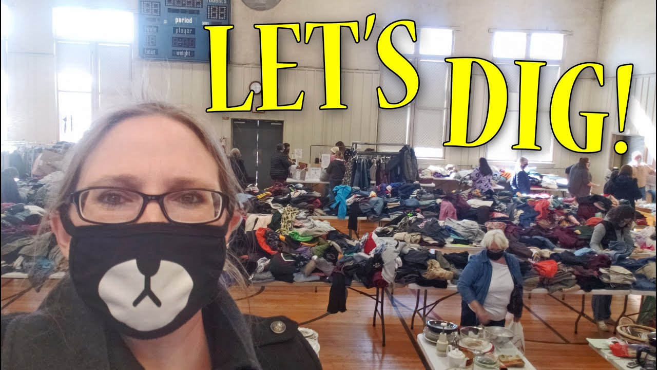 FILL A BAG RUMMAGE SALE! Indoor Yard Sale Shop With Me! YouTube