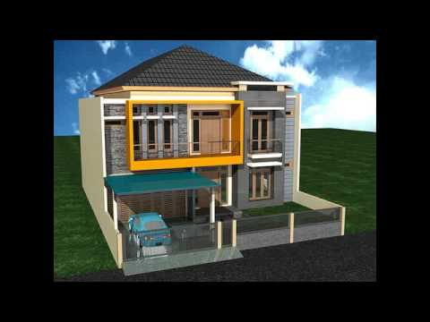  desain  rumah  minimalis 2  lantai  bagian  belakang  YouTube