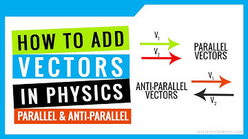 How to Add Parallel and Anti-Parallel Vectors [Vector Addition] | Junior Roberts