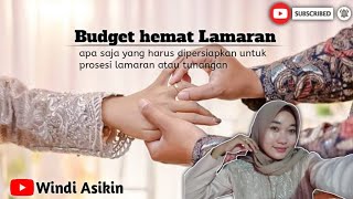 BIAYA LAMARAN CUMA 3 JUTA!!! Budget Hemat Lamaran | Windi Asikin