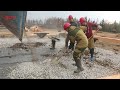 Восстановление квартала в якутском селе Бясь-Кюель, пострадавшем от лесного пожара