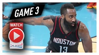 James Harden Full Game 3 Highlights vs Thunder 2017 Playoffs - 44 Pts, 6 Ast, 6 Reb