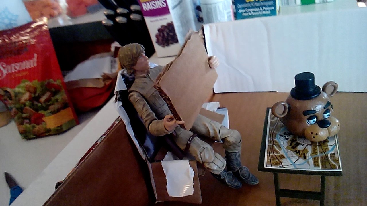 Fnaf 2 cardboard model update 1 YouTube